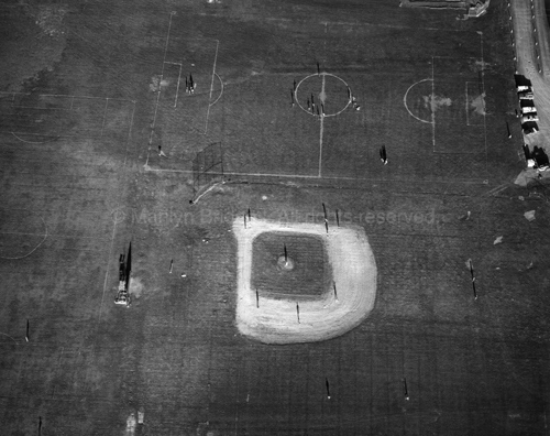 Baseball, Allens Creek, New York, 1986. USA Northeast. copyright photographer Marilyn Bridges.