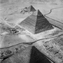 Three Pyramids of Giza, Egypt. 1984. copyright photographer Marilyn Bridges