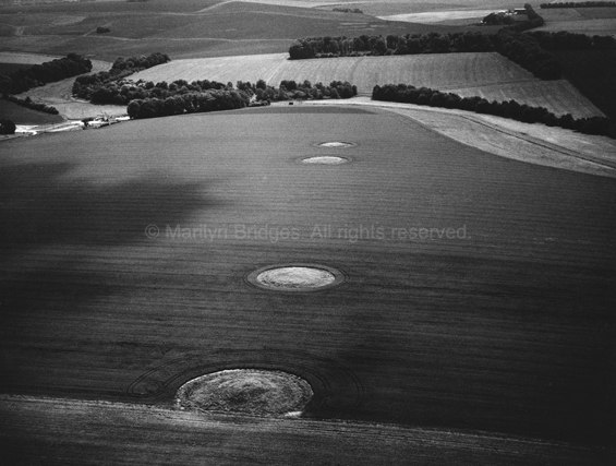 Round Barrows, Wiltshire, 1985. 