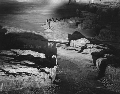 Journey, Monument Valley, Arizona/Utah, 1983. USA West. copyright photographer Marilyn Bridges.